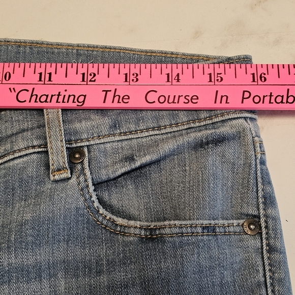 LOFT Modern Skinny Crop Jeans Size 8 / 29 Light Wash Stretch - Picture 7 of 10